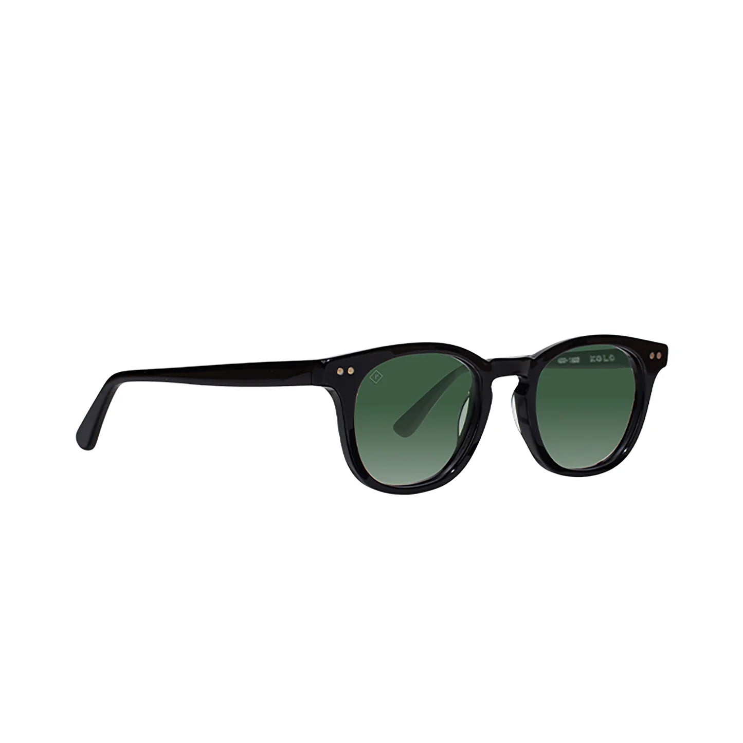 chester black polarized sunglasses green lenses