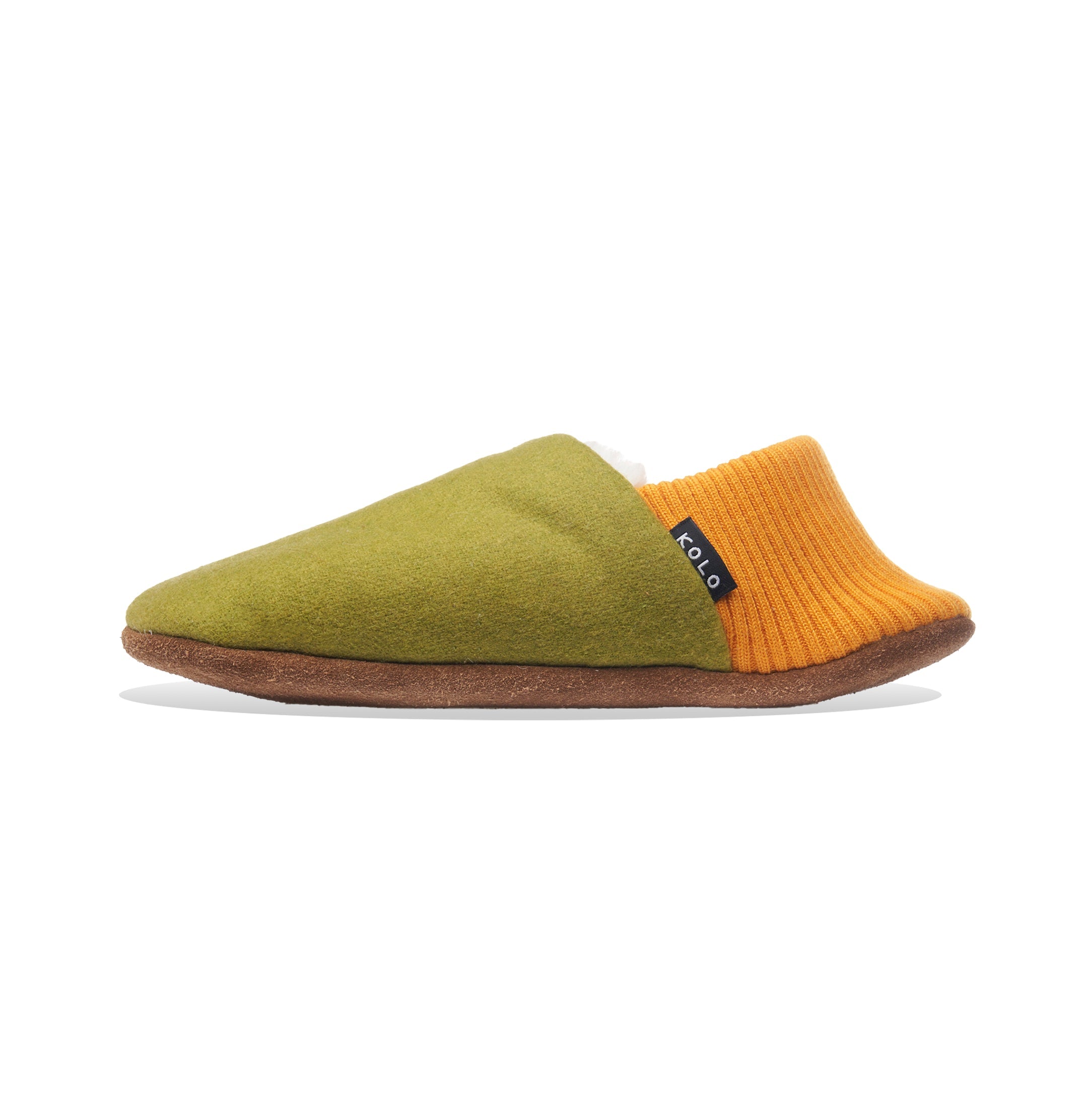 Burel Wool House Shoes - Fur-Lined