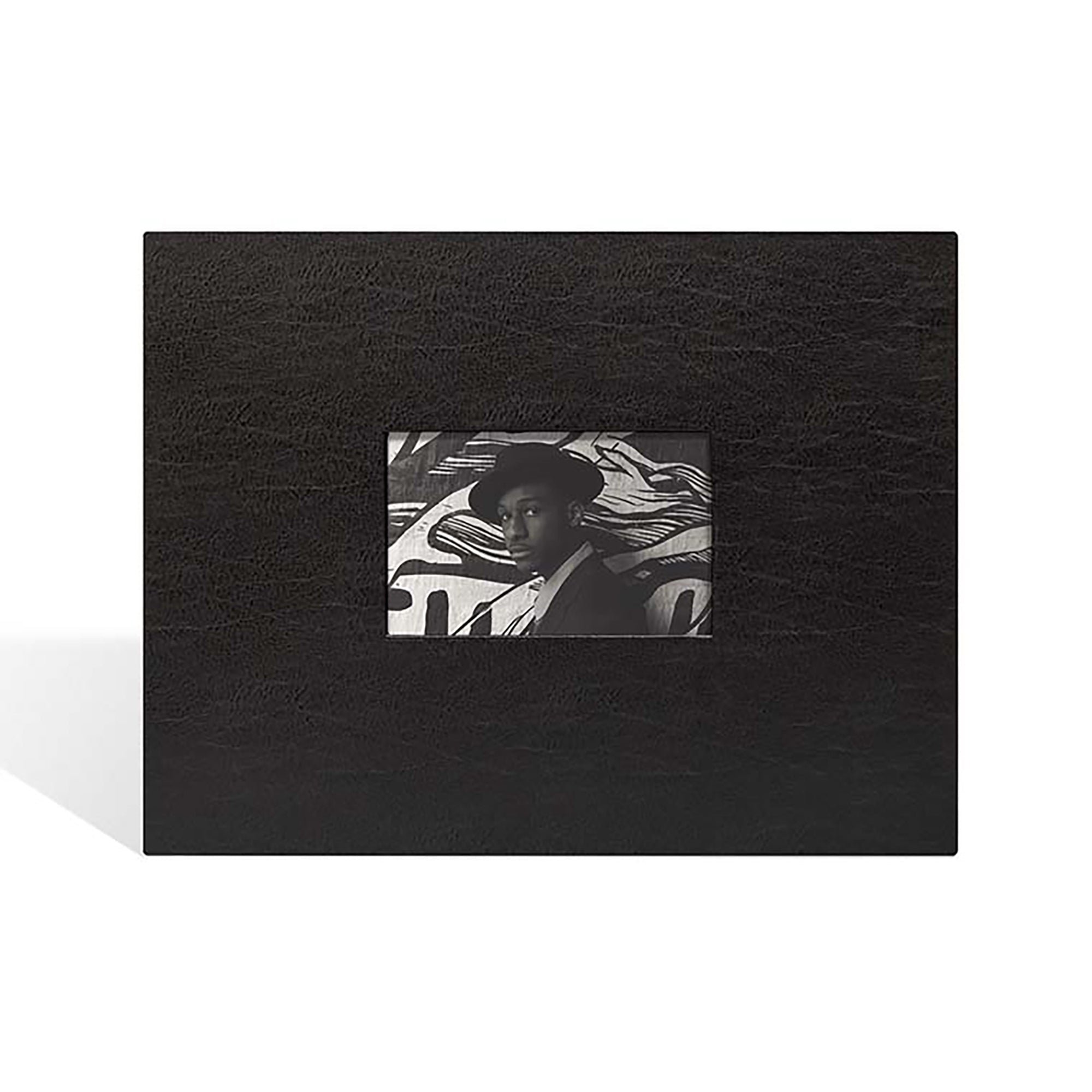 newport 11x14 black leather scrapbook