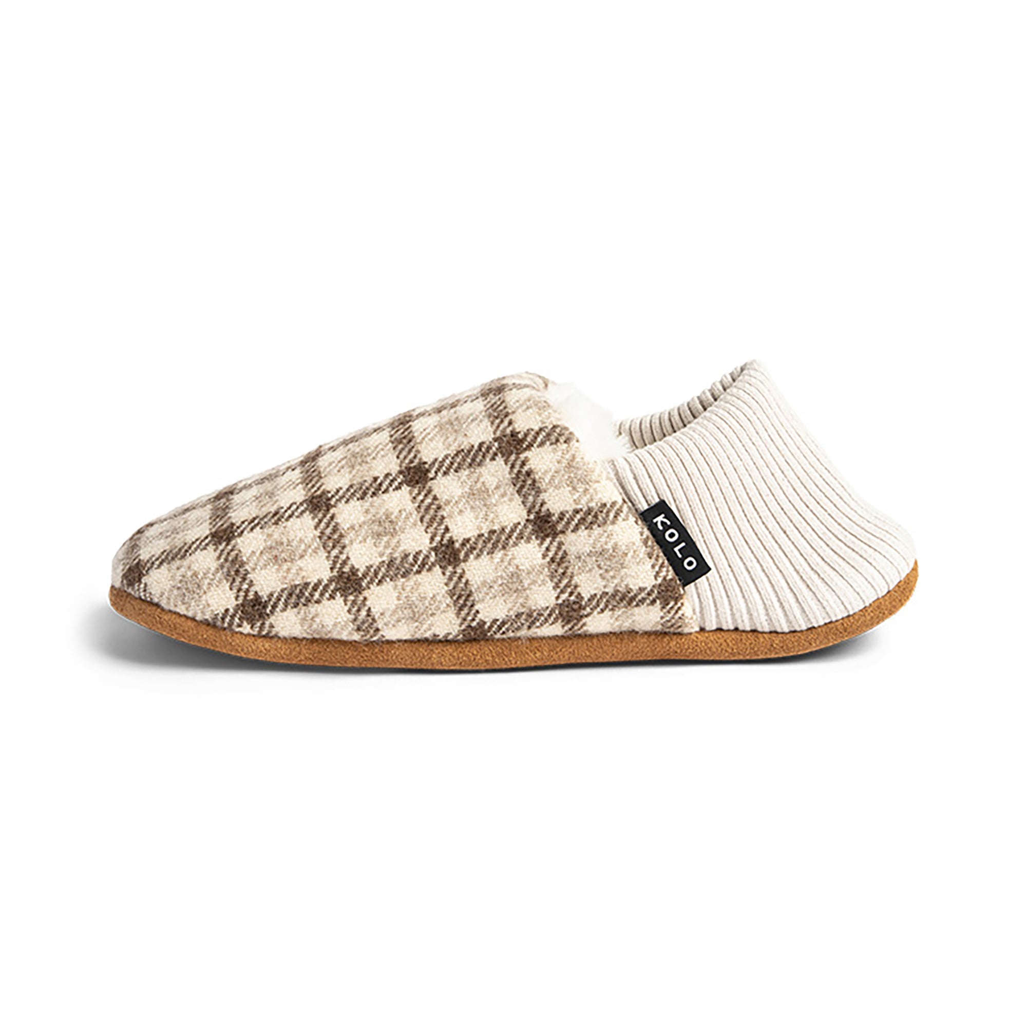 Hawick Tweed House Shoes - Fur-Lined