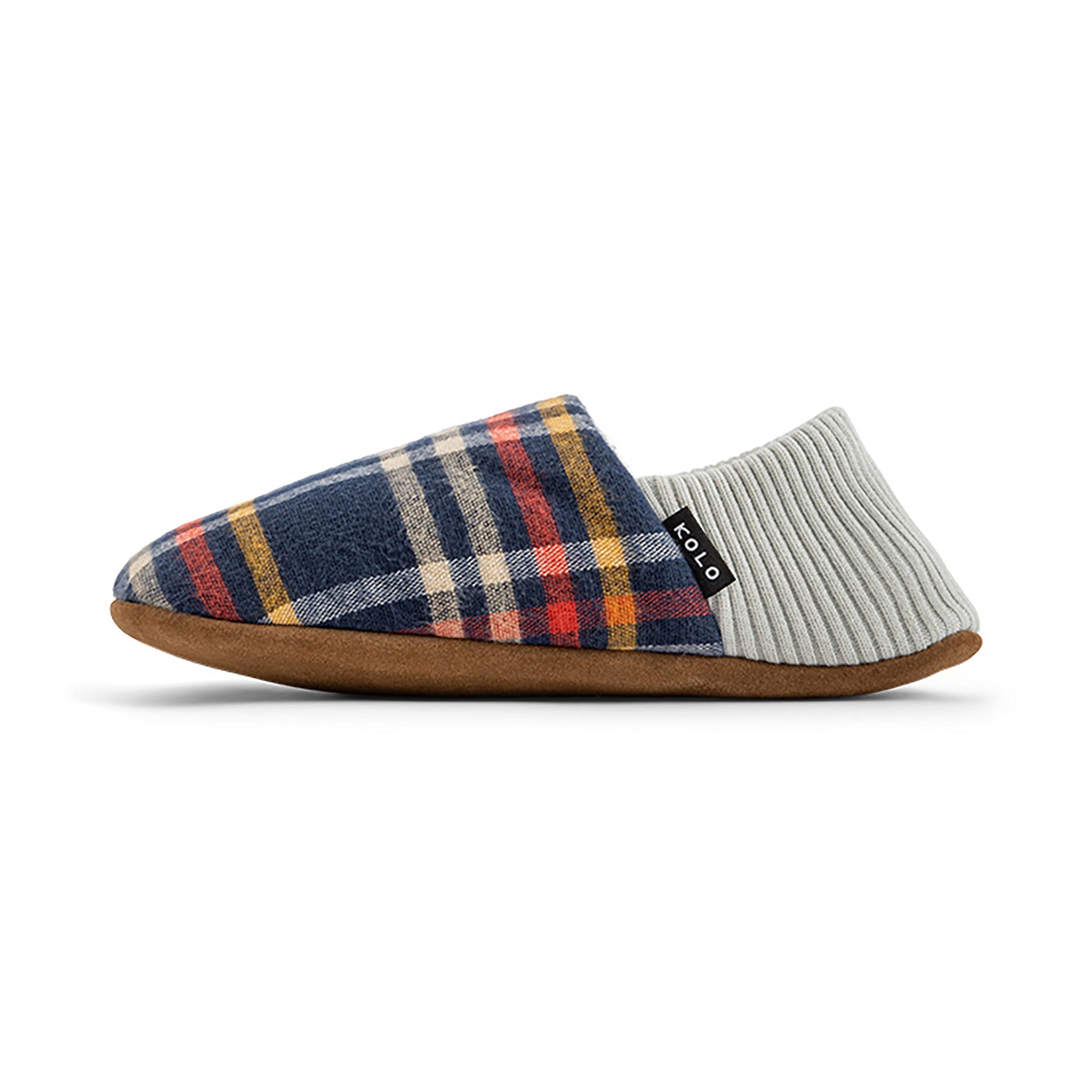 Nico Chamois Plaid House Shoes - Sherpa-Lined