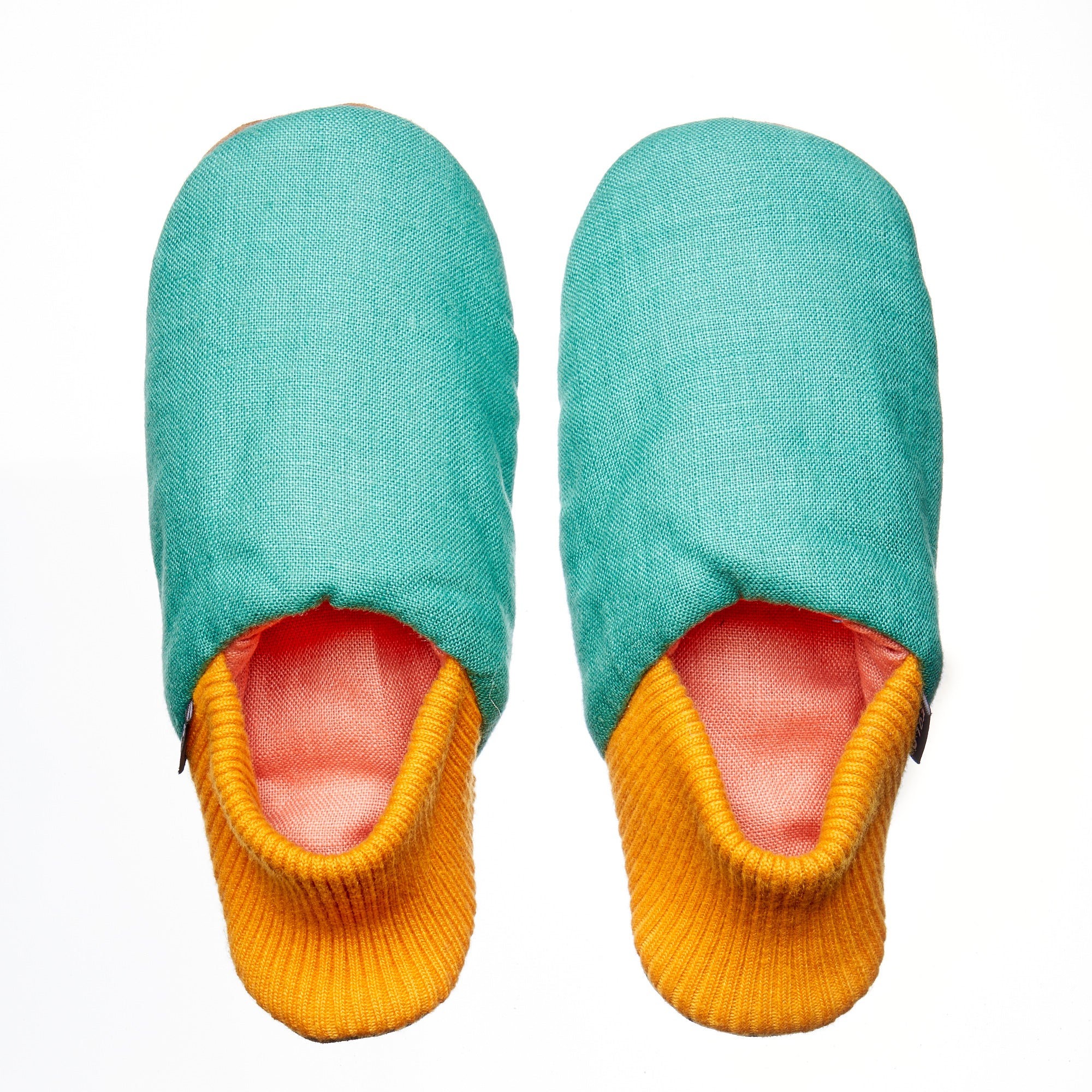 Damson Linen House Shoes