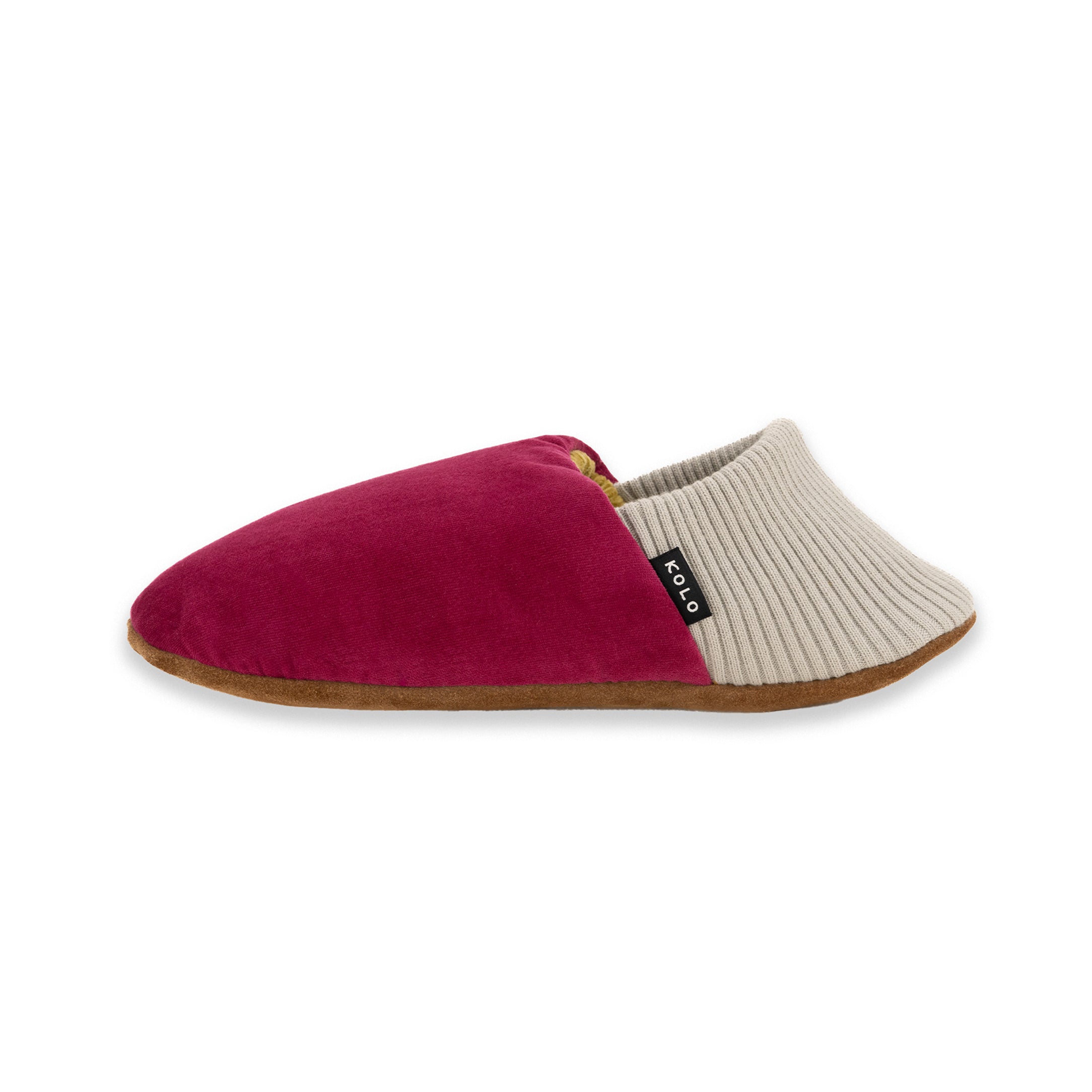 Vannes Velvet House Shoes - Corduroy-Lined